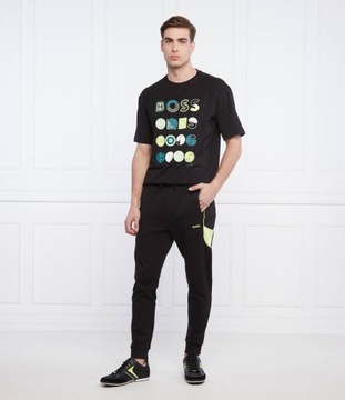 BOSS GREEN t-shirt | Regular Fit czarny