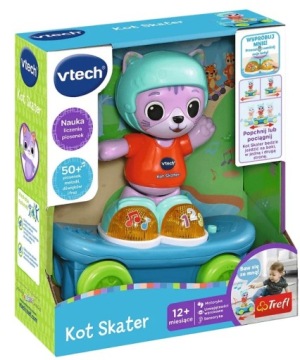 Z76. VTECH Кіт Скейтер балакучий котик навчає і розважає