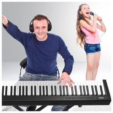 DNA SP 88 pianino cyfrowe klawisze Bluetooth MIDI statyw pokrowiec zestaw