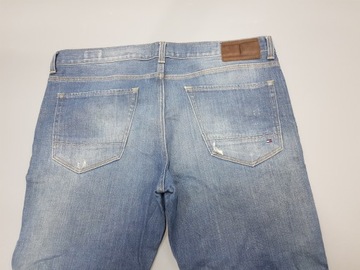 TOMMY HILFIGER Hudson Stretch jeansy spodnie jak NOWE 36/30 pas 98