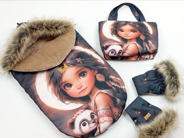 Зимний спальный мешок плотный, утепленный, 12-24 мес.