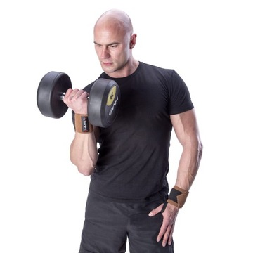 OWIJKI ŚCIĄGACZ NA NADGARSTEK 2szt SKÓRA HMS ONX04