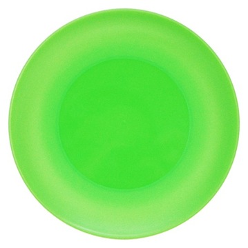 Talerz piknikowy plastikowy 26 cm zielony