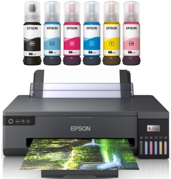 Drukarka FOTO A3+ EPSON L18050 WiFi 6 kol płyty CD - 5L GW PL