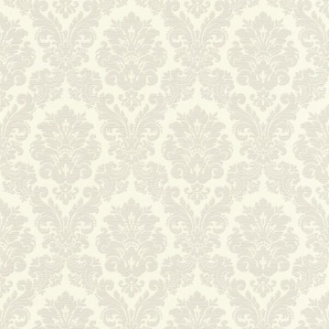 TAPETA WZÓR ROŚLINNY LIŚCIE ORNAMENT NA FLIZELINIE