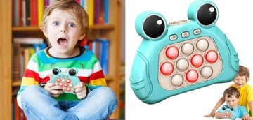 GRA ZRĘCZNOŚCIOWA POP IT ANTYSTRESOWA ELEKTRYCZNA żaba Prezent