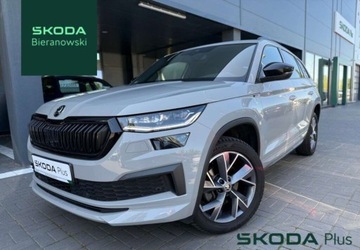 Skoda Kodiaq I SUV 2.0 TDI 150KM 2021 Skoda Kodiaq 2.0TDI Sportline DSG 4X4 2021rok PL Salon Piekny FV23 2.0
