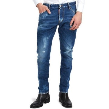 DSQUARED2 męskie jeansy spodnie SEXI TWIST JEAN IT52