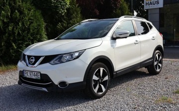 Nissan Qashqai II Crossover 1.6 dCi 130KM 2015 Nissan Qashqai Panorama, K.Cofania, Tempomat, Swiatla LED, El.Fotele, Mult