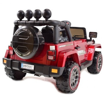 MEGA JEEP FULLTIME, NAPĘD 4X4, 1X12V ,WOLNY START/