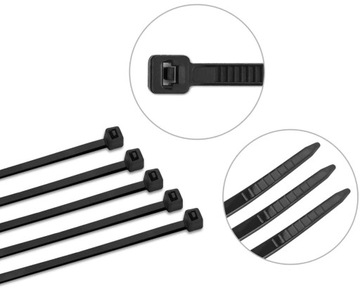 КАБЕЛЬНЫЕ Стяжки UV ЧЕРНЫЕ 4,8 X200