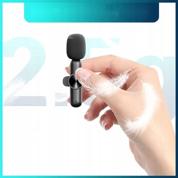 BEZPRZEWODOWY 2X MIKROFON KRAWATOWY DLA IOS IPHONE