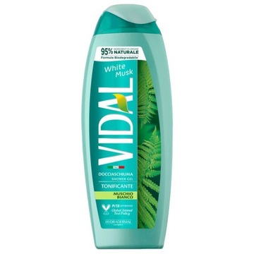 VIDAL żel pod prysznic 250ml WHITE MUSK BIAŁE PIŻMO