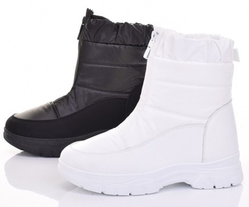 ЖЕНСКИЕ ЗИМНИЕ БОТИНКИ ДЛЯ МОРОЗНОГО СНЕГА, ЧЕРНЫЕ