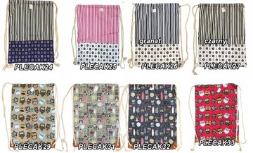 MODNY PLECAK SZKOLNY SPORTOWY WOREK TORBA NA BUTY