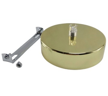 PODSUFITKA METALOWA do lamp fi100 maskownica MOSIĄDZ / złoto