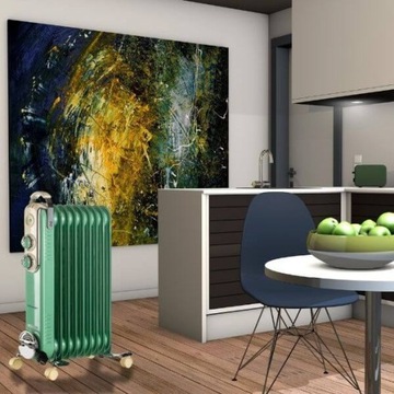 GRZEJNIK OLEJOWY ARIETE 838/04 ZIELONY 9 ŻEBEREK