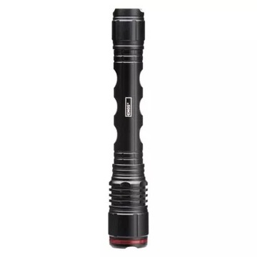 Latarka metalowa LED 120 lm 2× AAA z zoomem