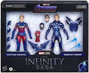 Набор фигурок - фигурка Infinity Saga Captain Marvel & Rescue Armor HASBRO