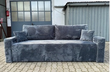 sofa kanapa 3 osobowa sztruks wybór koloru na sprężynach