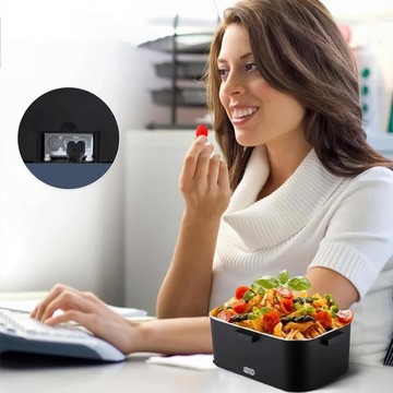ЭЛЕКТРИЧЕСКИЙ ТЕРМОС КОНТЕЙНЕР ДЛЯ ОБЕДА ПОДОГРЕВАТЕЛЬ ЕДЫ 1,8 Л + СУМКА 75 Вт
