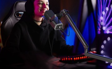 MOZOS FIFINE TAM8 ДИНАМИЧЕСКИЙ МИКРОФОН USB XLR RGB + НАБОР ШТАТИВА