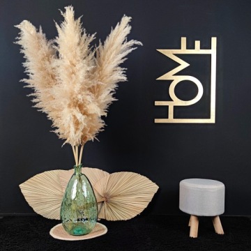 Напольная стеклянная ваза BOHO, переработанное стекло, 47 см