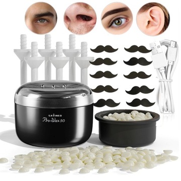 WOSK DO NOSA DEPILACJA MĘŻCZYZNA KOBIETA ZESTAW Do BRWI UCHA NOSA USB