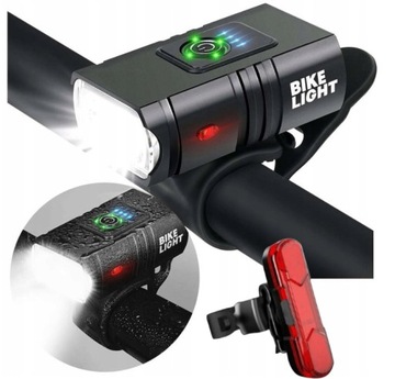 LAMPKA ROWEROWA PRZEDNIA LAMPA NA ROWER PRZÓD LED 800 LM USB WODOODPORNA