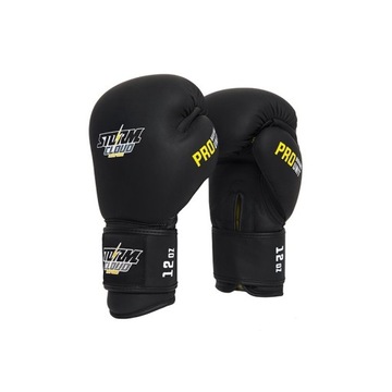 Боксерские перчатки StormCloud Boxing Pro, черные, 14 унций