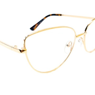 ЖЕНСКИЕ ОЧКИ CAT GLAMOUR ЗОЛОТО-СЕРЕБРЯНЫЕ ОЧКИ