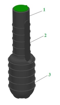 Насосная станция 150 л Колодец ЗП 150/155 Колодец Насосная станция Бак 1,5 м