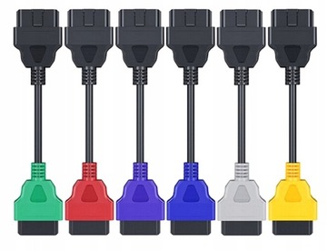 ZESTAW 6 ADAPTERÓW DO MultiECUscan MES Fiat Alfa