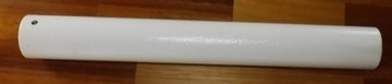 rura stalowa wspornik półki biała matowa 335x42mm