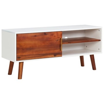 SZAFKA POD TV, 110X35X50CM, LITE DREWNO AKACJOWE I