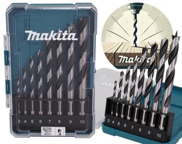 Zestaw Wierteł do Drewna, 8 sztuk D-77257 MAKITA
