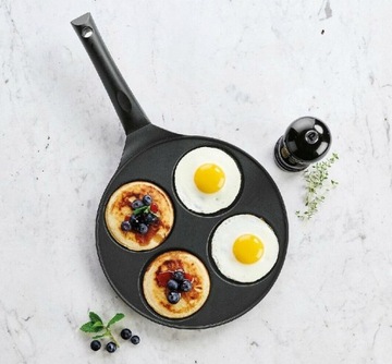 PATELNIA DO NALEŚNIKÓW, DO JAJEK,DO PLACKÓW, DO PANCAKE,INDUKCJA GAZ 27 cm