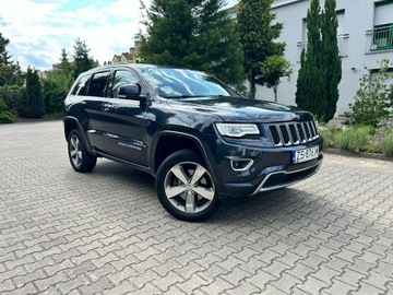 Jeep Grand Cherokee IV Terenowy Facelifting 3.0 V6 CRD 250KM 2014 Jeep Grand Cherokee Overland, FV 23, historia serwisowa, od Osoby prywatnej