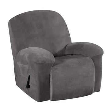 Stretch Velvet Lounge Recliner Chair Pokrowce na