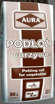 Podłoże warzywne ziemia Aura 80L