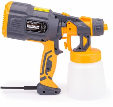 ELEKTRYCZNY AGREGAT MALARSKI PISTOLET DO MALOWANIA HVLP POWERMAT 550W 800ml