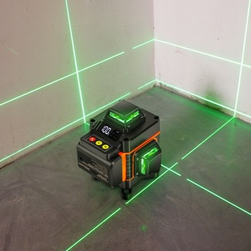 Уровень CROSS LASER 4D 16 линий + штатив + 2 батарейки.