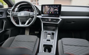 Seat Leon IV Hatchback 1.5 eTSI (MHEV) 150KM 2021 Seat Leon 1,5 TSI 150 KM FR Full Led AMBIENTE Nawigacja Virtual tacho 1.5, zdjęcie 17