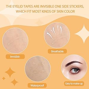 Ленты-наклейки для нависших век, 240 шт + аксессуары