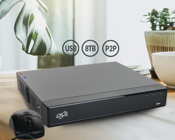 IP-регистратор видеонаблюдения до 8 Мп ONVIF DVS с POE