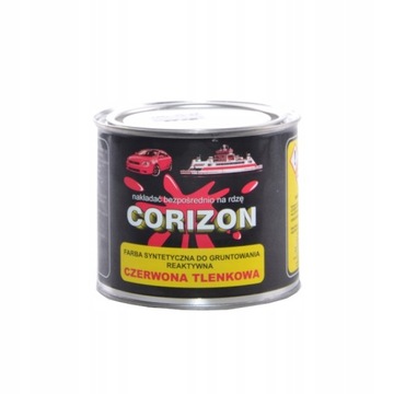 Farba antykorozyjna syntetyczna CORIZON POLKOR czerwony 0,5L