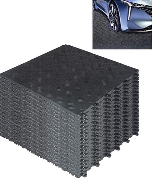 bimiti 20 sztuk 40 x 40 cm PVC podłoga garażowa