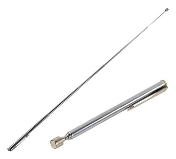 ТЕЛЕСКОПИЧЕСКИЙ ЗАХВАТ С МАГНИТОМ ТВЕРДЫЙ МАГНИТ ДЛИННЫЙ 65 СМ