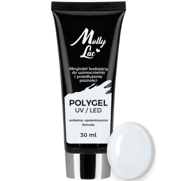 Mollylac ACRYL GEL строительный НАБОР ПОЛИ-ГЕЛЕЙ 30мл