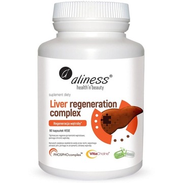 ALINESS Liver Regeneration Complex 90vegcaps REGENERACJA WĄTROBY DETOKS
